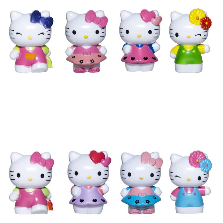 مجموعه فیگور مدل هلو کیتی Hello Kitty بسته 8 عددی